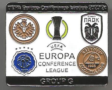 Badge Conference League Group G 2023-24 Frankfurt Aberdeen, Paok